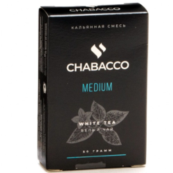 Смесь Chabacco Medium WHITE TEA (БЕЛЫЙ ЧАЙ) 50 гр