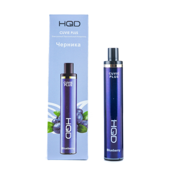 Одноразовая электронная сигарета HQD Cuvie Plus Blueberry (Черника) 1200 затяжек в Нижнем Новгороде