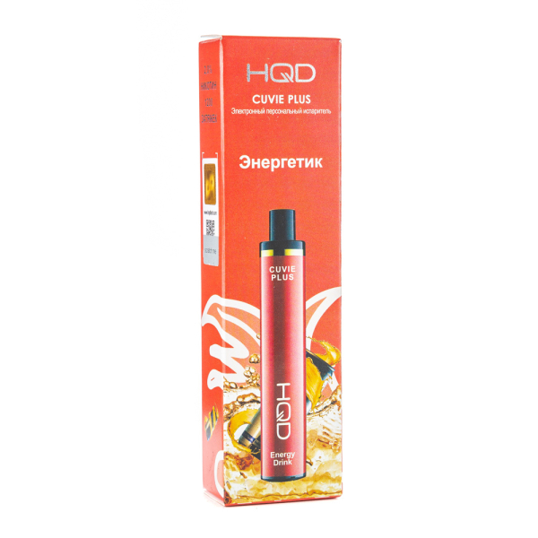 Одноразовая электронная сигарета HQD Cuvie Plus Energy Drink (Энергетик) 1200 затяжек в Нижнем Новгороде