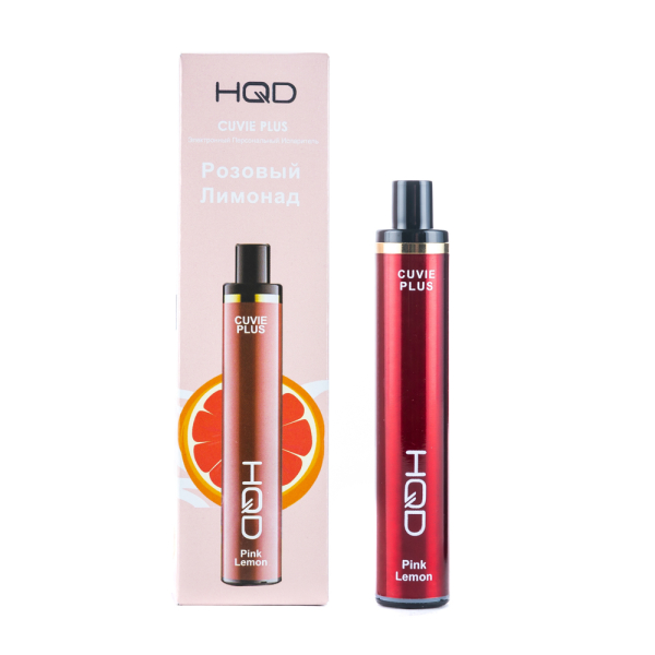 Одноразовая электронная сигарета HQD Cuvie Plus Pink Lemon (Розовый Лимонад) 1200 затяжек в Нижнем Новгороде