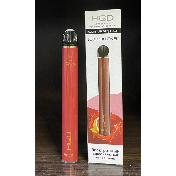 HQD melo coctail old faision (коктейль олд фэйшн) 1000 затяжек в Нижнем Новгороде