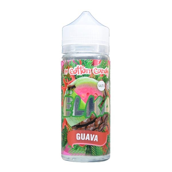 Жидкость Cotton Candy ЁLKA GUAVA (Хвоя С Мятой И Гуавой) (120 мл, 0 мг/мл) в Нижнем Новгороде