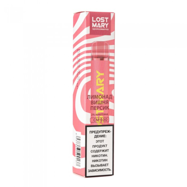 Lost Mary Cherry Peach Lemonade Лимонад вишня персик, 1500 тяг в Нижнем Новгороде