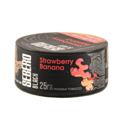 Табак Sebero Black Strawberry Banana  25 грамм