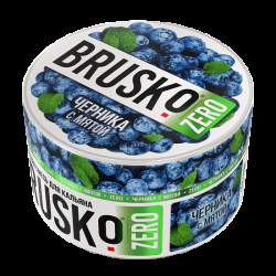 Смесь Brusko Черника С Мятой (Zero)  250 гр