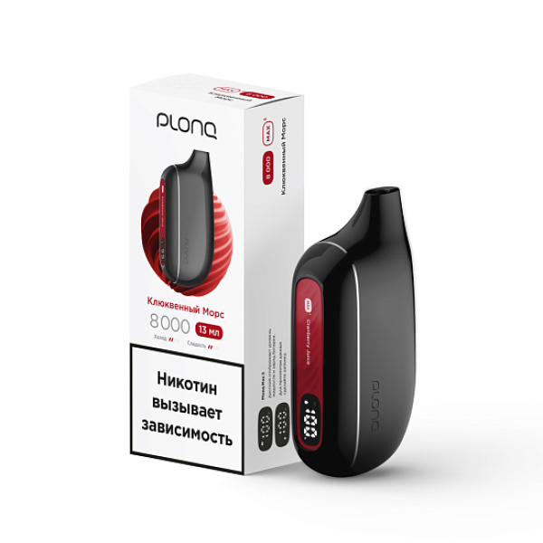Электронка Plonq Max S 8000 Клюквенный Морс в Нижнем Новгороде