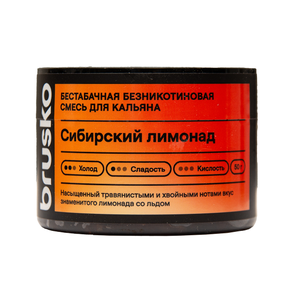 Бестабачная смесь Brusko Сибирский Лимонад 50 грамм в Нижнем Новгороде