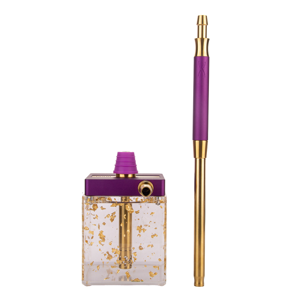 Кальян Hoob Subatom Royal Purple X Gold | Cube Mini Gold в Нижнем Новгороде