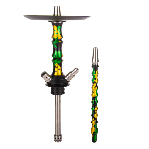 Кальян Mamay Customs Asian Micro Special Anod Зелёно Золотой Камуфляж в Нижнем Новгороде