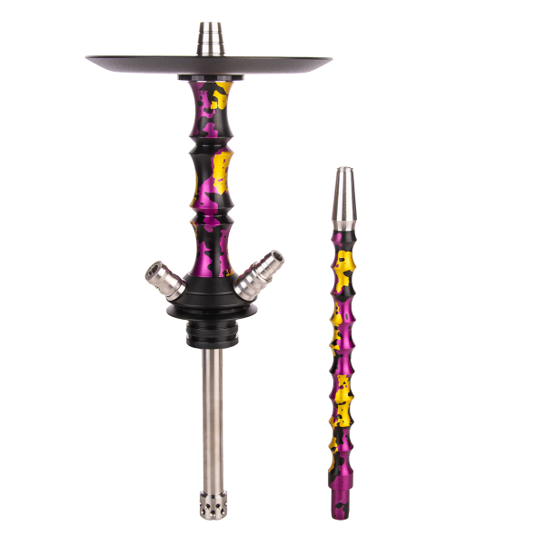 Кальян Mamay Customs Asian Micro Special Anod Пурпурно Золотой Камуфляж в Нижнем Новгороде