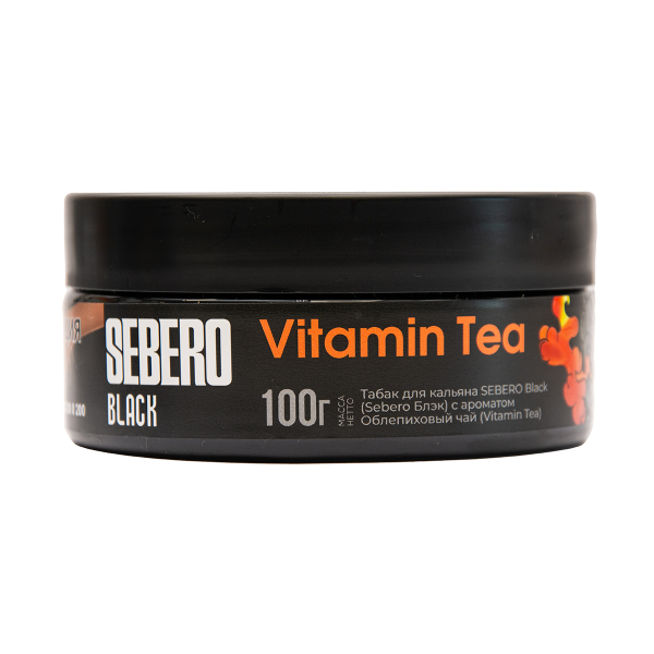 Табак Sebero Black Vitamin Tea Облепиховый Чай 100 грамм в Нижнем Новгороде