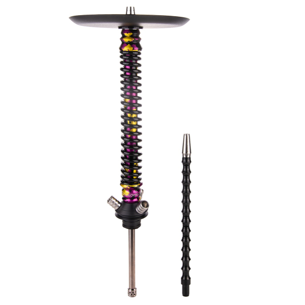 Кальян Mamay Customs Coilover Большой   Пурпурный/золотой Камуфляж Чёрный в Нижнем Новгороде
