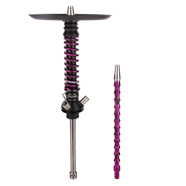 Кальян Mamay Customs Coilover Mini  Чёрный Пурпурный Сплеш в Нижнем Новгороде