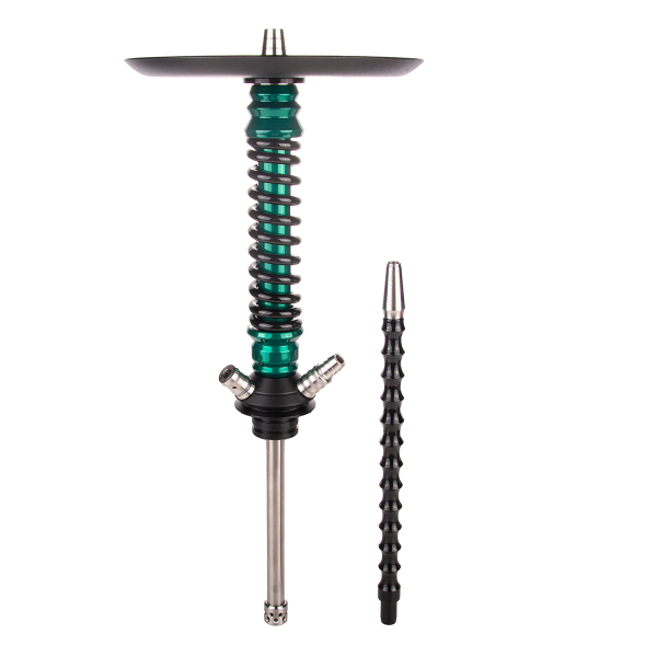 Кальян Mamay Customs Coilover Mini  Зелёный Лак Чёрный в Нижнем Новгороде