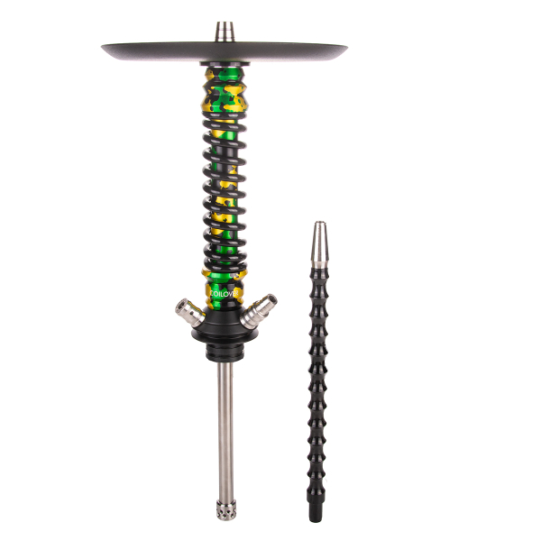 Кальян Mamay Customs Coilover Mini   Зелёный/золотой Камуфляж Черный в Нижнем Новгороде