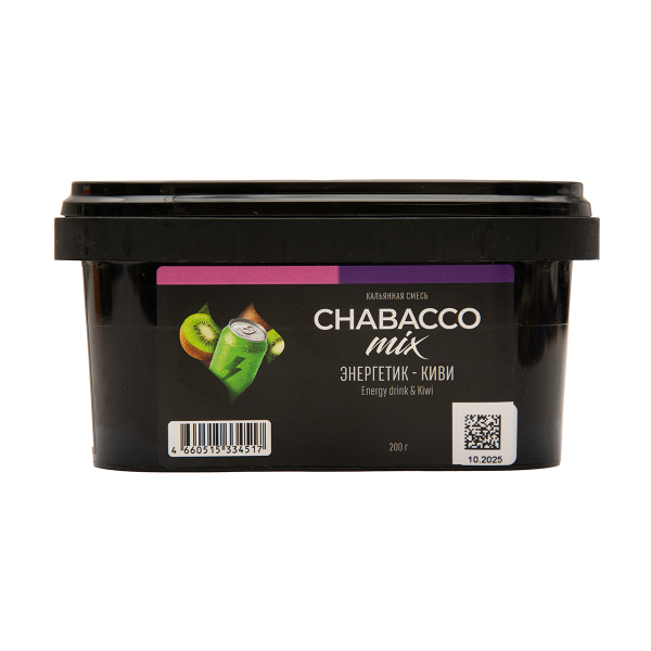 Бестабачная смесь Chabacco Mix Medium Energy Drink & Kiwi 200 грамм в Нижнем Новгороде