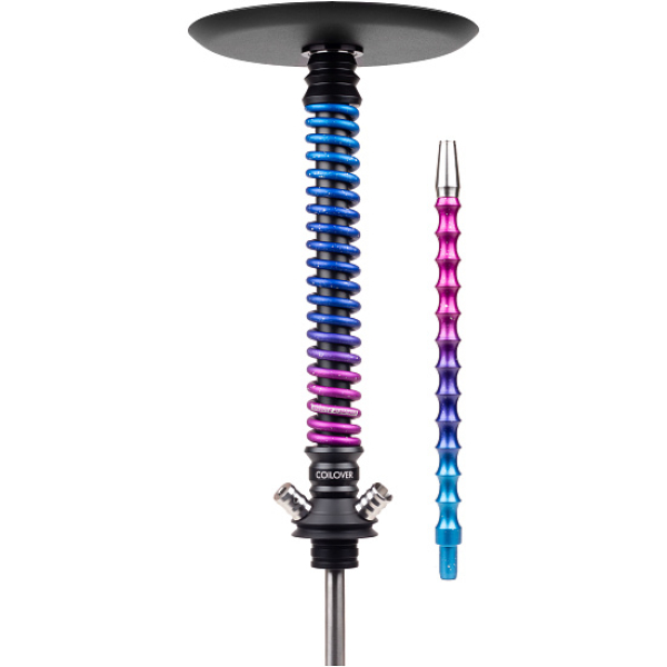 Кальян Mamay Customs Coilover Big Anod Черный Мат Blue Space в Нижнем Новгороде