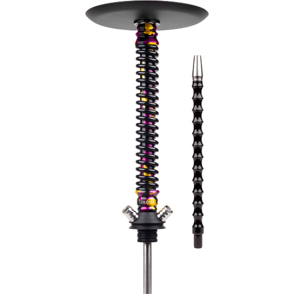 Кальян Mamay Customs Coilover Big Anod Special Purple Gold Camo Черный Глянец в Нижнем Новгороде