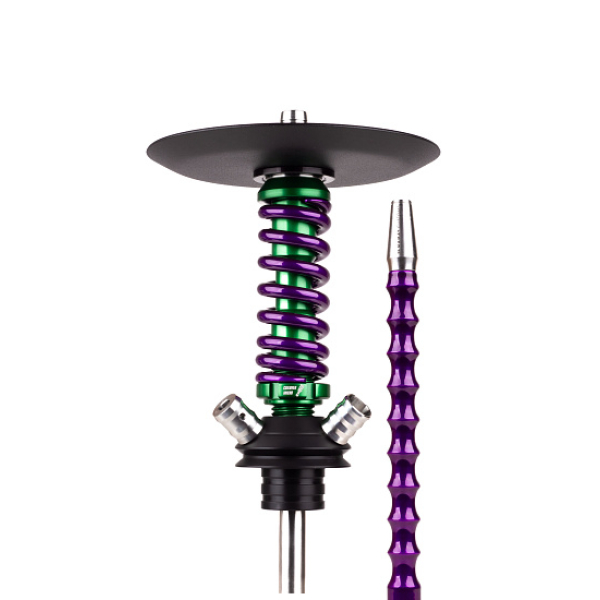 Кальян Mamay Customs Coilovers Micro Anod Green Фиолетовый Лак в Нижнем Новгороде