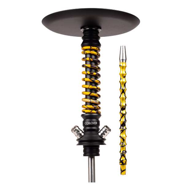 Кальян Mamay Customs Coilovers Mini Anod Черный Матовый Gold Splash в Нижнем Новгороде