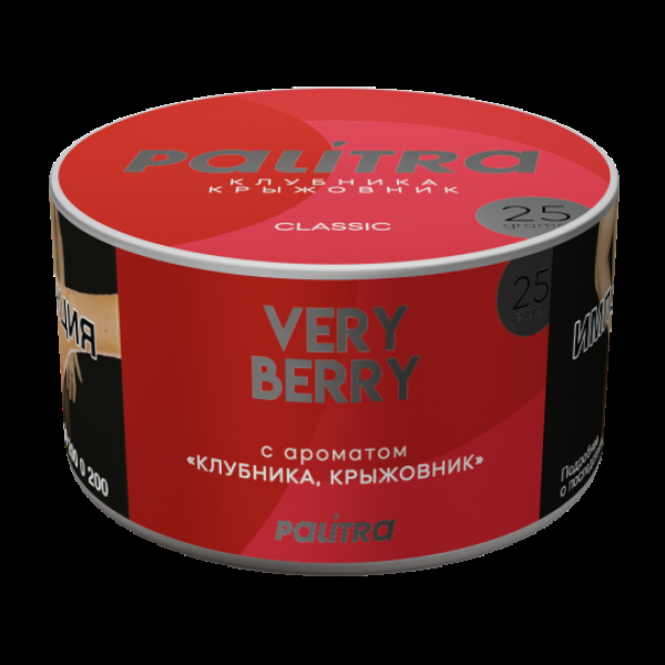 Табак Palitra Very Berry Клубника Крыжовник 25 грамм в Нижнем Новгороде