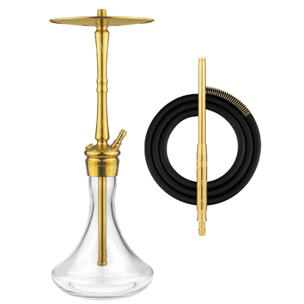 Кальян Hoob Go Pro Gold Фурнитура Gold Prima Быстросъёмное Блюдце в Нижнем Новгороде