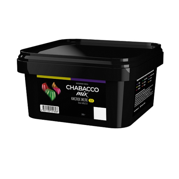 Бестабачная смесь Chabacco Mix Sour Jelly 2.0 Кислое Желе Medium 200 грамм в Нижнем Новгороде